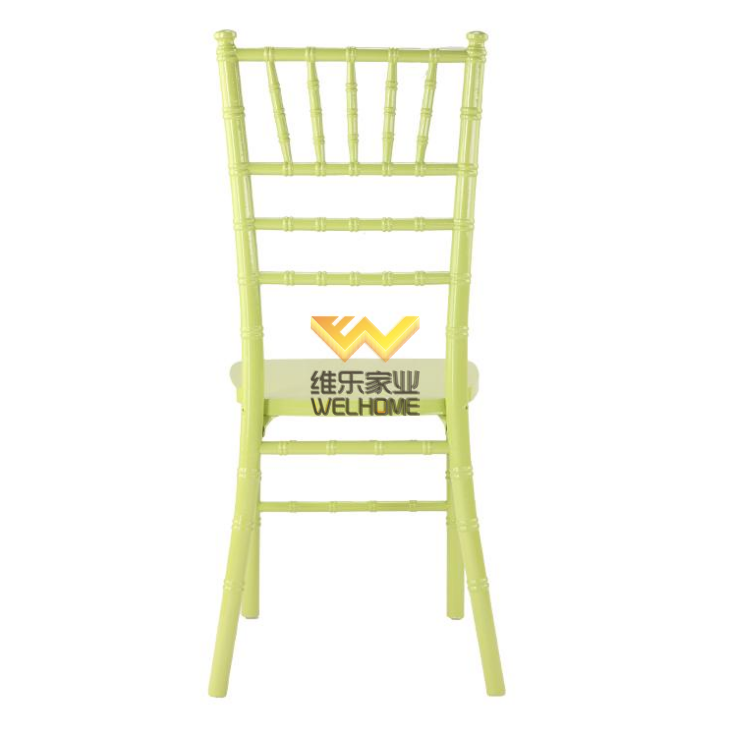 Green wooden chiavari chair for wedding/event